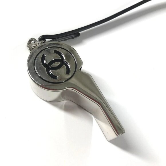 CHANEL A92885 logo Lady First with Whistle Tote Bag Bicolor Shoulder Bag - Picture 15 of 16